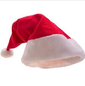 Picture of plush customized Santa Claus'cap
