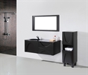 Изображение 2012 Latest Modern Fashion hanging wooden bathroom corner mirror vanity cabinet FL006C