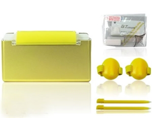 Picture of NDSL 8in1 Colorful Metal Crystal Case (Yellow)