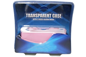 NDSL Transparent Case  2PCS Silicon Insert