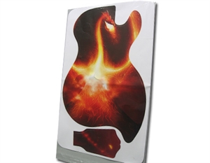 Изображение Wii Guitar Fire Flames Skin