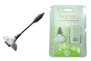 Image de XBOX 360 Battery pack  charge cable