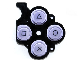 Picture of PSP 2000 keystoke with D-pad Rubber(VIOLET)