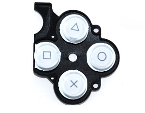 Picture of PSP keystoke with D-pad Rubber(White)