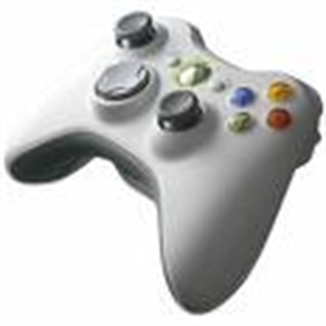 Picture of xbox360 white  wirelsss controller