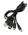 3 in 1 Charge Cable for DS/NDSL/NDSi