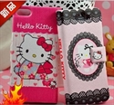 hello kitty leather case for iphone 5 の画像