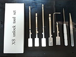 Picture of x8 unlock tool set