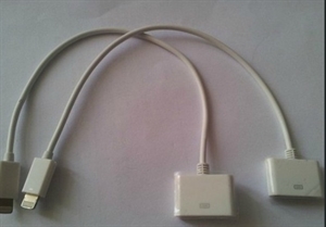 Picture of 30pin to 8pin connector cable for iphone5