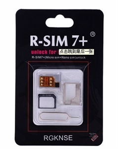R SIM7+ for iphone5 ISO 6.0.2 の画像