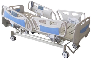 Изображение ABS Footboard Powder-Coating Electric Medical Hospital Beds With Five Functions