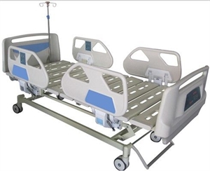 Image de With Silent Wheels Electric Medical Hospital Beds With Nursing Control Panel