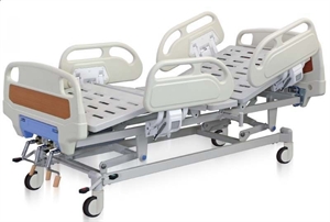 Picture of Height Adjustment Manual Triple Crank Medical Hospital Beds For Hospital ICU Room