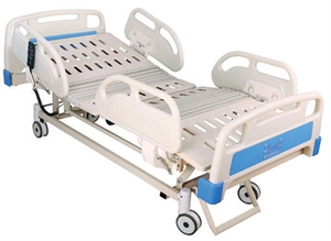 Picture of ABS Soft Joint Bedboard Fully ICU Electric Hospital Beds 5 Movements