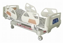 Picture of Cold-Rolled Steel Electric Hospital Beds With ABS Headboard   Central Brakes
