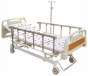 Image de Specialty ICU Electric Hospital Nursing Beds With Al-Alloy Side Rails   Control Wheels