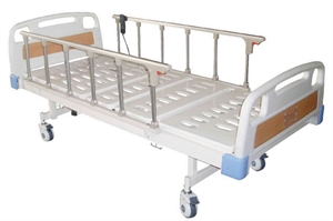 Picture of Electro-Coating Wide Electric Hospital Beds With 2 Functions With Four Silent Wheels