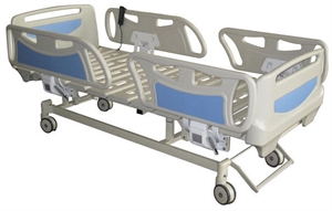 Picture of Four Part Steel Bedboards Electric Hospital Beds Adjustable With Linak Motor