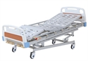 Image de 5 Movements Manual Hospital Beds Al-Alloy Side Rails   Wheels With Cross Brakes