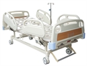 Image de 4 Section Guardrail 2 Cranks Manual Hospital Beds 10-Part Steel Bedboards
