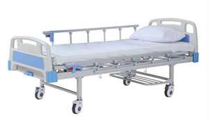 Picture of One Crank Manual Hospital Semi Fowler Beds With 2-Part Bedboard