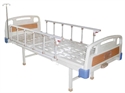 Image de Single Crank Manual Hospital Beds Support 250kg Weight   Steel Bedboards