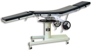 Picture of 304 Stainless Steel Surgical Operating Table Bed With Foldable Back Board