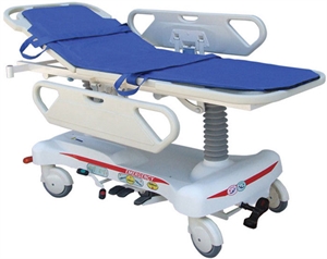 Изображение CPR Handle Patient Transport Stretcher With Two Separate Hydraulic Pumps