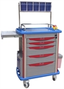Image de Hospital ABS Plastic Anesthesia Cart Medical Trolleys Easy Clean And Move
