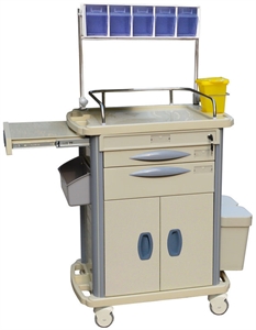 Hospitalc Use Medical Trolleys Anesthesia Cart With 3 Pcs Label Cards の画像