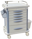 Picture of Medicine Hospital Medical Trolleys By Plastic Anti-Rust With Dust Basket