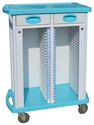 Image de ABS Patient Record Medical Trolleys With Double Rows   50 Layers