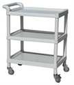 Image de Quiet Castors ABS Utility Medical Trolleys With Three Layers For Hospital