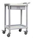 Two Layers With Brake One Drawer Abs Utility Medical Trolleys の画像