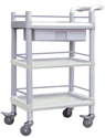 Image de BT-UY008 Easy clean and move ABS utility medical trolleys