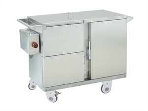 Image de Hospital Use Stainless Steel Medical Trolley   Warming Food Trolley