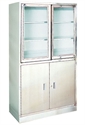 Picture of Power Coated Steel / 304 Stainless Steel Medical Trolley   Medical Cupboard