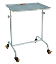 Image de Four Wheels Height Adjustable Stainless Steel Medical Trolley Hospital Mayo Table