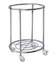 Image de Movable round 304 Stainless Steel Medical Trolley 750mm Height