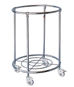 Picture of Movable round 304 Stainless Steel Medical Trolley 750mm Height