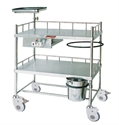 Image de Stainless Steel Medical Trolley Cart / Hospital Furniture For Nurse