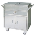 Image de BT-SET006 Easy clean and move stainless steel emergency medical trolleys