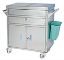 Image de BT-SET007 Easy clean and move stainless steel medical treatment trolleys