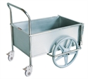 Image de Easy Move Stainless Steel Trolleys Medical Equipment With 2 Big Wheels