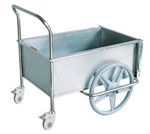 Easy Move Stainless Steel Trolleys Medical Equipment With 2 Big Wheels の画像