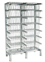 Picture of Hospital Use Stainless Steel Shelves For Storing Baskets