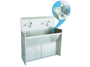 Picture of 304 Stainless Steel Medical Water Hand Sink Used In Hospital