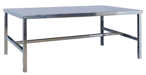 Image de 304 Stainless Steel Medical Worktable For Hospital   Easy Cleaning