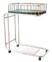 Изображение Movable Stainless Steel Hospital Baby Crib Weight Load 60kgs   800 X 500 X 610mm