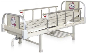 Picture of One Crank Hospital Hospital Children Bed With Upward Backrest